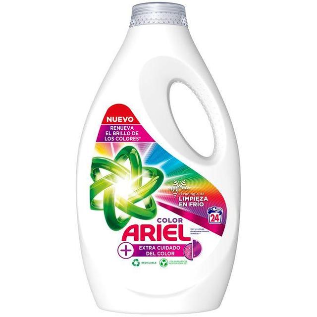 Deteregente líquido color ariel, garrafa 24 dosis