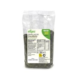 Semillas calabaza ecológicas crudas y peladas ECO ELIGES 250 g