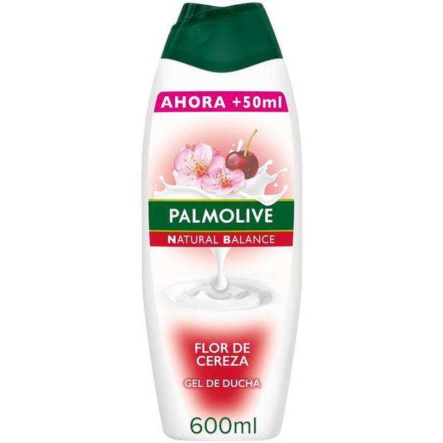 Gel de ducha flor cereza palmolive natural balance, bote 600 ml