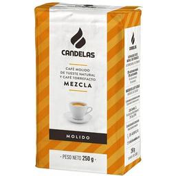 Café molido mezcla candelas, paquete 250 g
