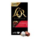 Café splendente compatible nespresso l'or, caja 10 uds