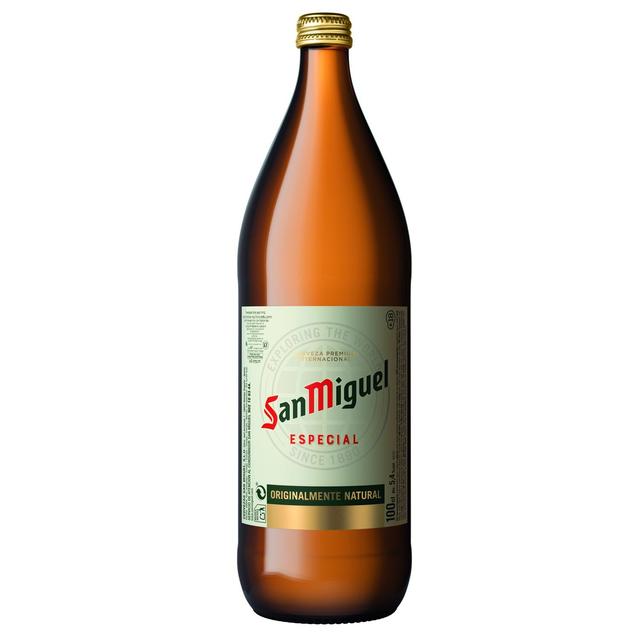 Cerveza San Miguel Especial botella 1 l
