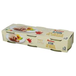 PRODUCTO ALCAMPO Atún en aceite de girasol pack 3 uds. x 52 g