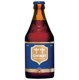 Cerveza tostada azul Chimay belga trapense botella 33 cl