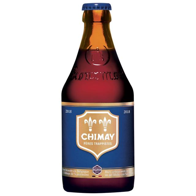 Cerveza belga azul chimay, botellín 33 cl