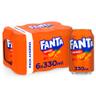 Refresco FANTA naranja lata pack 6x33 cl