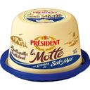 Mantequilla con granos de sal de mar La Motte Président 250 g